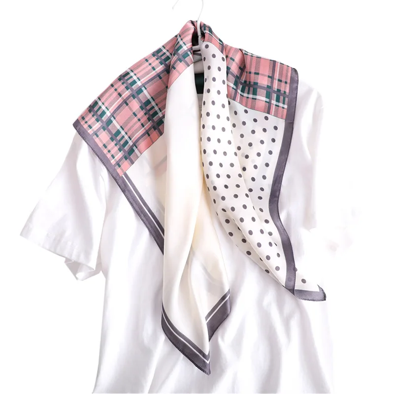 

Women Silk Scarf Lady Hair Neck Foulard Print Bag Scarves Fashion Shawl Head Band Female Bandana Wraps Neckerchief 2020 New