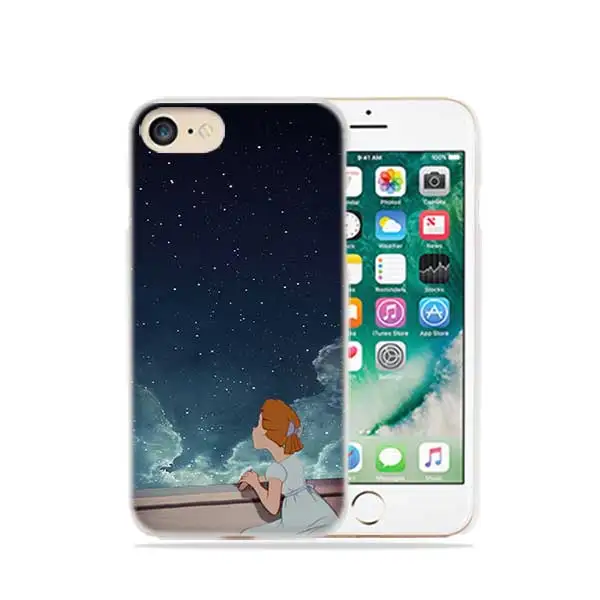 PlusPeter Pan Wendy Tinkerbell модный прозрачный чехол для iPhone XI R XS Max XR X 4S 5s SE 6 6s 7 8 Plus