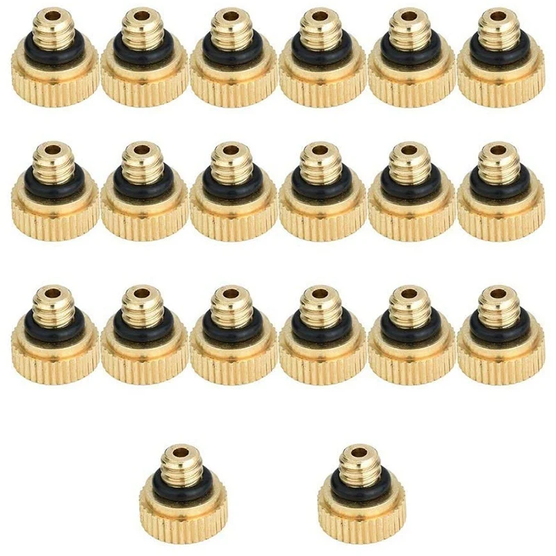 

20Pcs / Set Brass Misting Nozzles Mister Water Sprinkle For Cooling System
