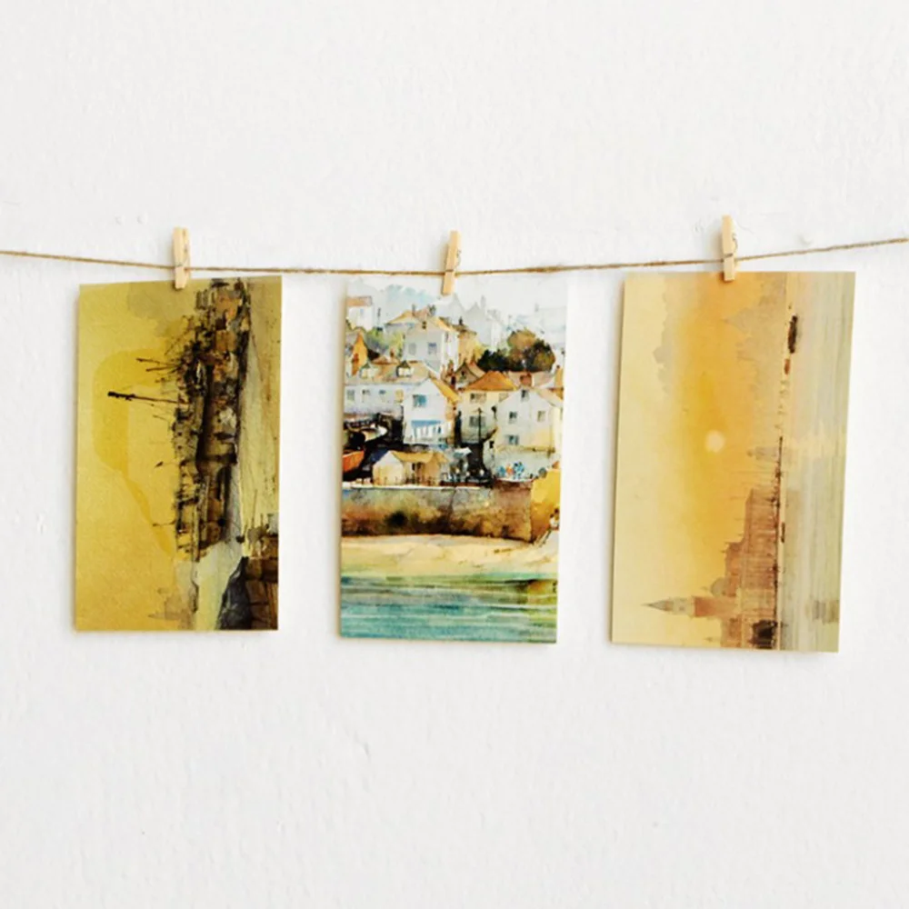 

30Pcs Natural Wooden Photo Clips Mini Clothespins Multi-function Paper Message Pegs(3x0.4cm)