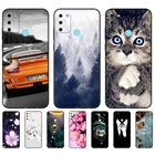 Чехол для HONOR 9A, 6,3 дюйма, Мягкие силиконовые ТПУ чехлы для телефонов Huawei Honor 9A, 9 A, зеркальная задняя Сумка, чехол, черный чехол из ТПУ