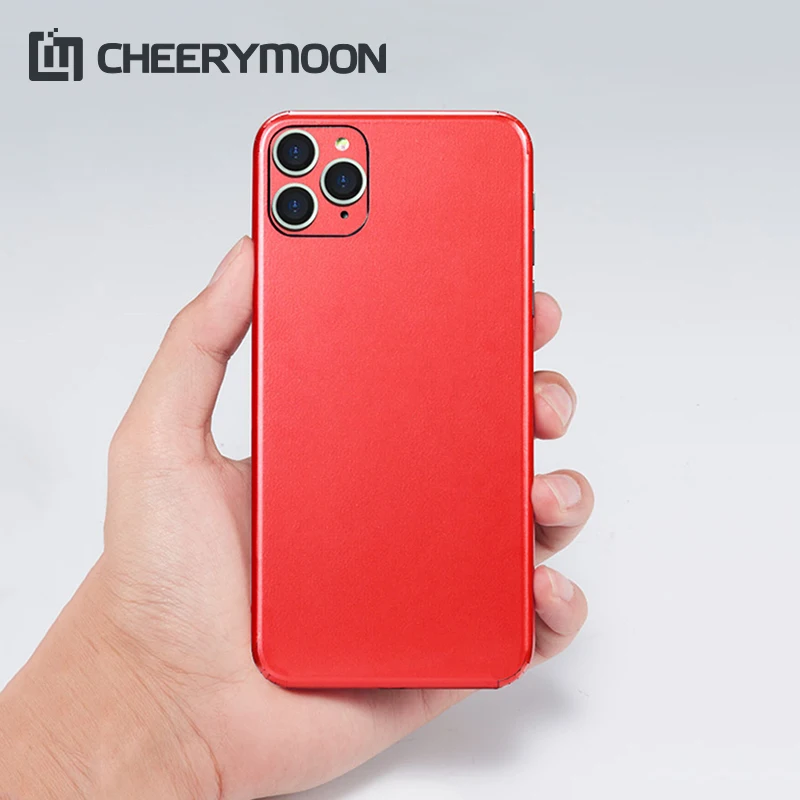 

Rear Stickers Wrap Skin Paste Color Change For iPhone 12 11 Pro Max mini XR SE2 XS 7 8 SE 5s 6s 6 Plus Protector Skins Back Film