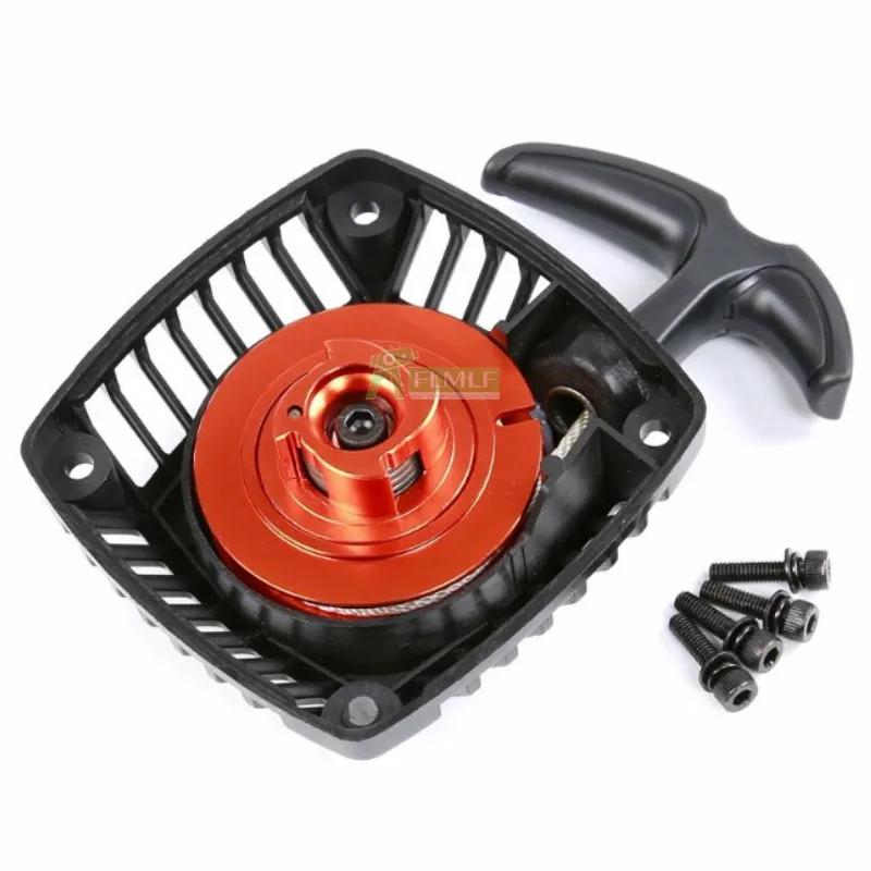 Easy Pull Starter with CNC Turbine Fit for 1/5 HPI ROFUN Rovan KM BAJA Losi 5ive T FG GoPed RedCat | Игрушки и хобби