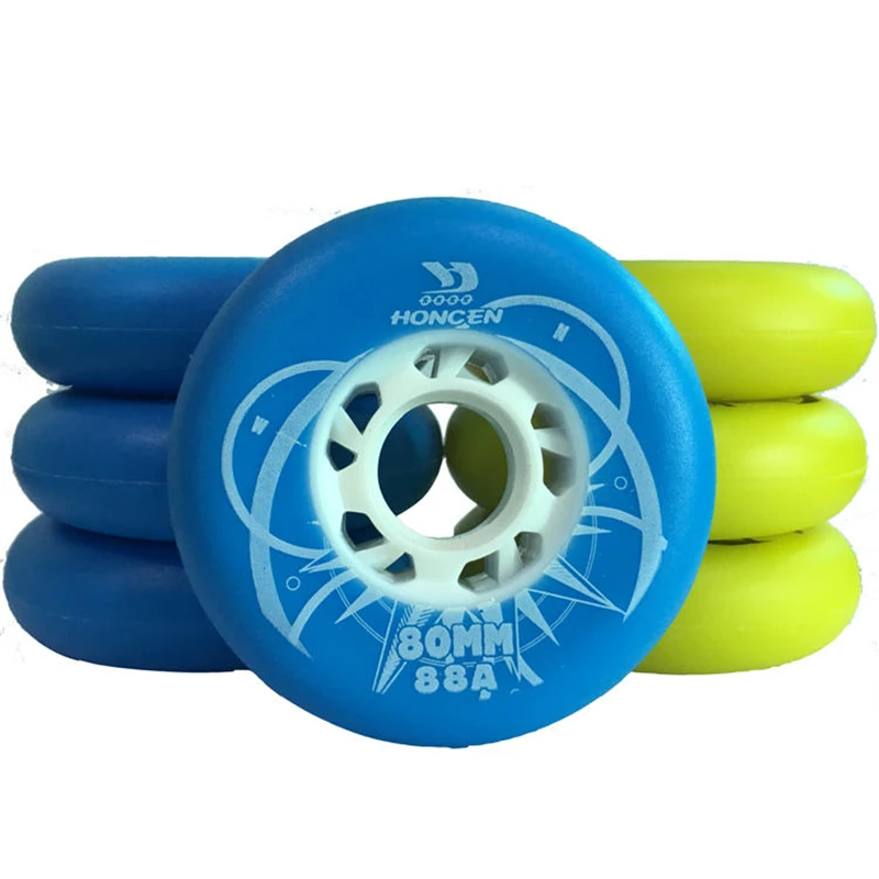 88A roller slide skating wheels for inline skates shoes SEBA High HV HL KSJ IGOR Powerslide Patines [72mm 76mm 80mm] | Спорт и