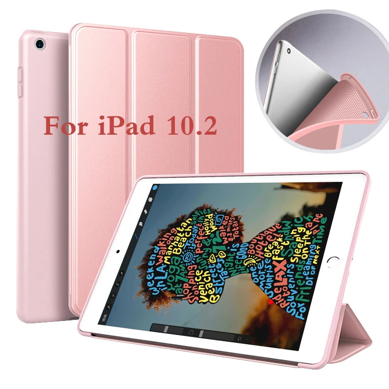 Чехол для iPad 10 2 2019 чехол 7 го поколения Тонкий Магнитный флип складная подставка