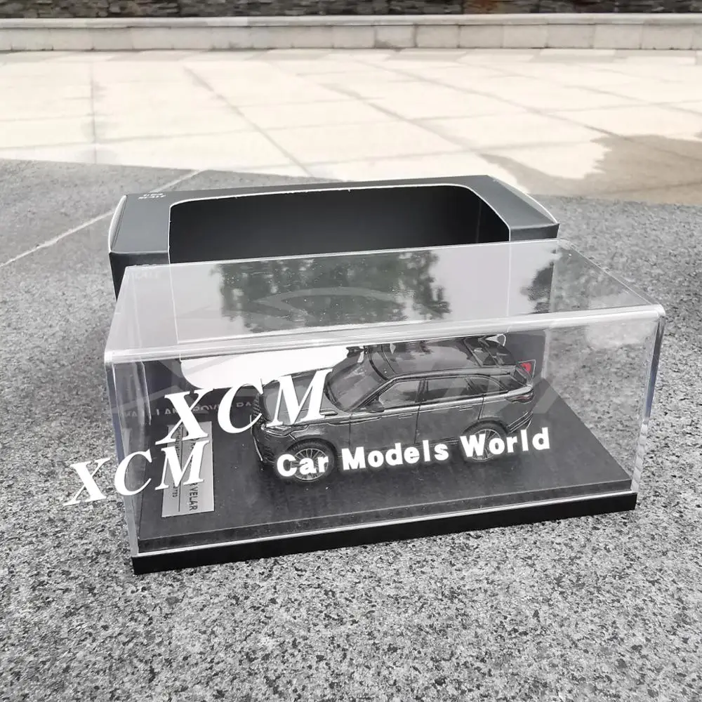Литая под давлением модель автомобиля для ЖК-моделей Velar 1: 64(серый)+ маленький подарок