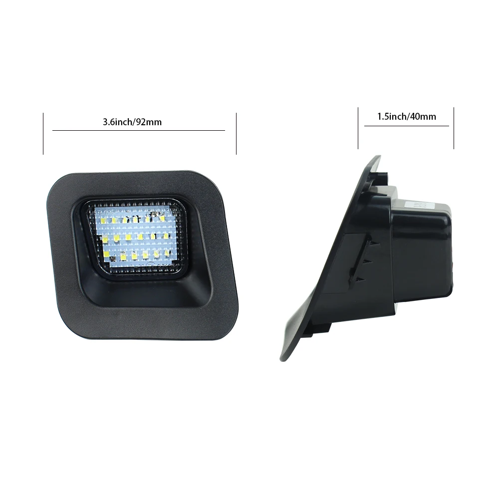 Светодиодный номерной знак светильник сборки лампы заменитель для 2013 2014 2015 2016 2017