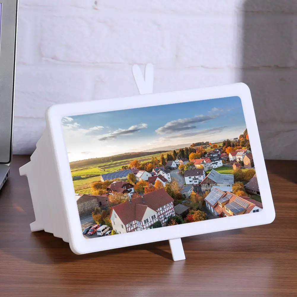 

12 inch 3D Mobile Phone Enlarge Screen Magnifier HD Desktop Amplifier Magnifying Glass Cinema Video TV Projetor Smartphone