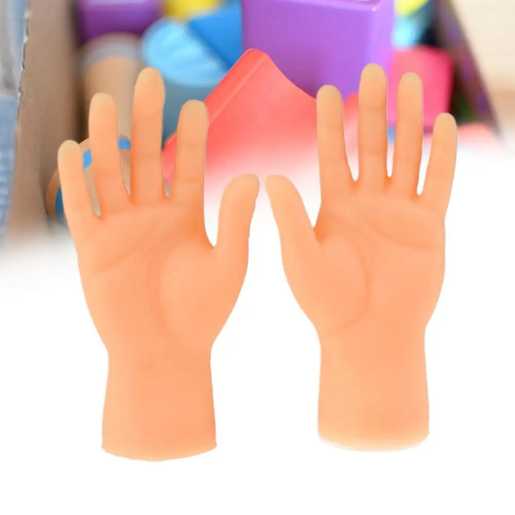 Забавная маленькая кукла наперсток силиконовый пародия шутки игрушки левой и