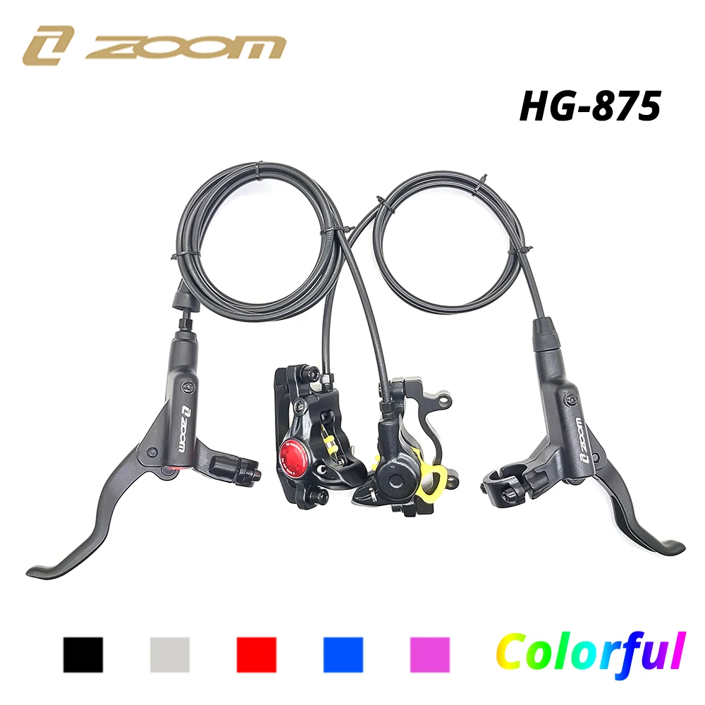 ZOOM HB-875 HB 875 Велосипедный Тормоз mtb горный велосипед гидравлический дисковый тормоз набор зажимов совместим с mt200 m365 m395