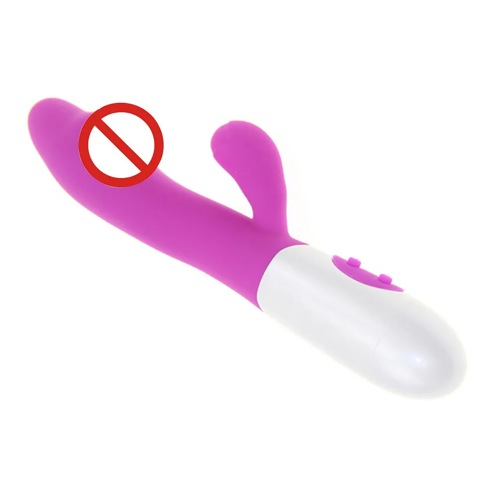 Вибратор для точки G фаллоимитатор силиконовый двойная вибрация Стимулятор