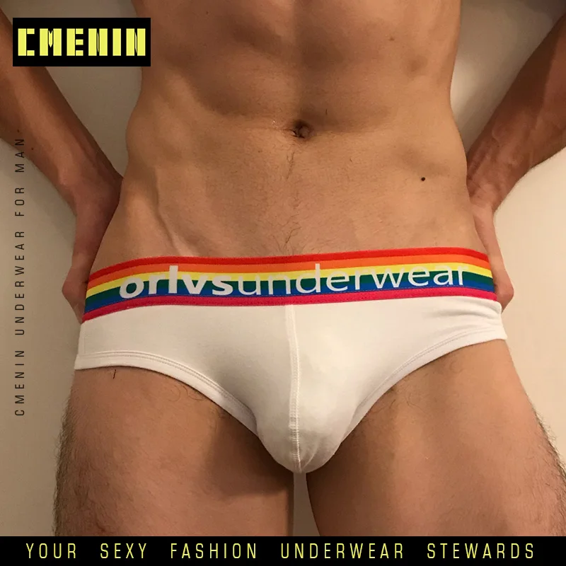 Мужские трусы C хлопковые дышащие с карманом для геев нижнее белье мужчин OR214| |