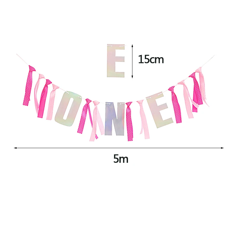 Яркий баннер для детей 5 м украшение будущей мамы цветная лента гирлянда товары