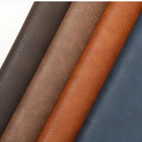 1 meter crazy horse faux eco leather vinyl fake thick pu leather black material for furniture car seat golf automotive cloth