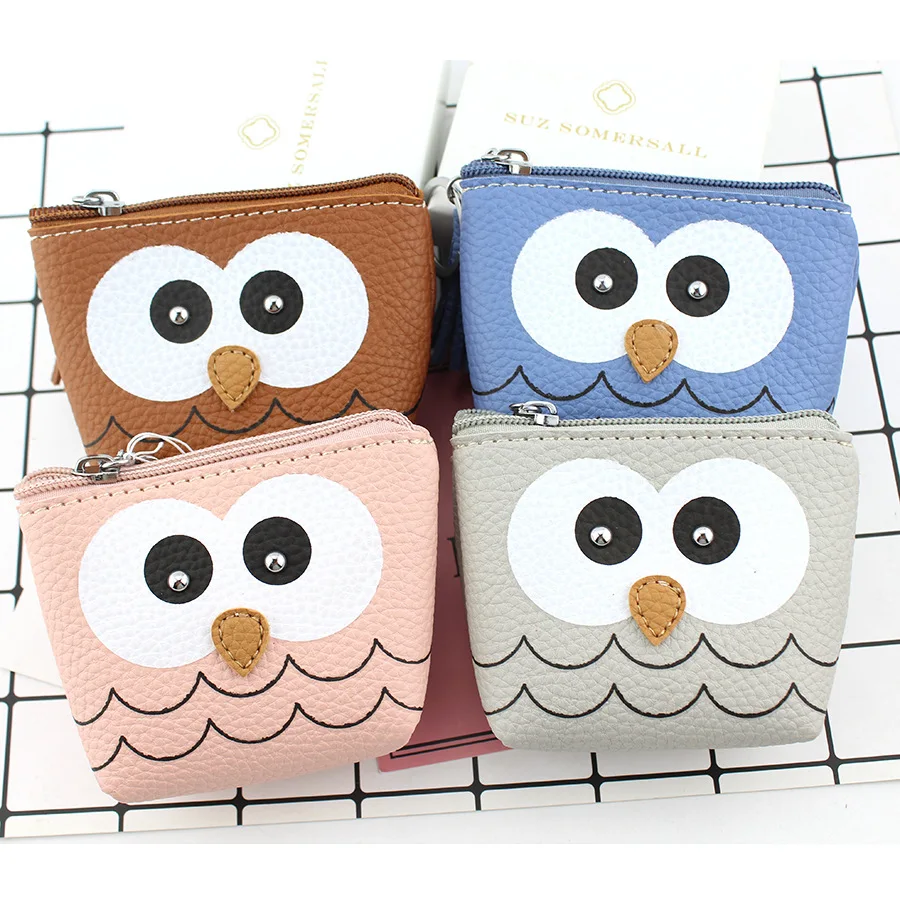LADSOUL Girl мультяшная сова мобильный телефон сумка для хранения данных кошелек