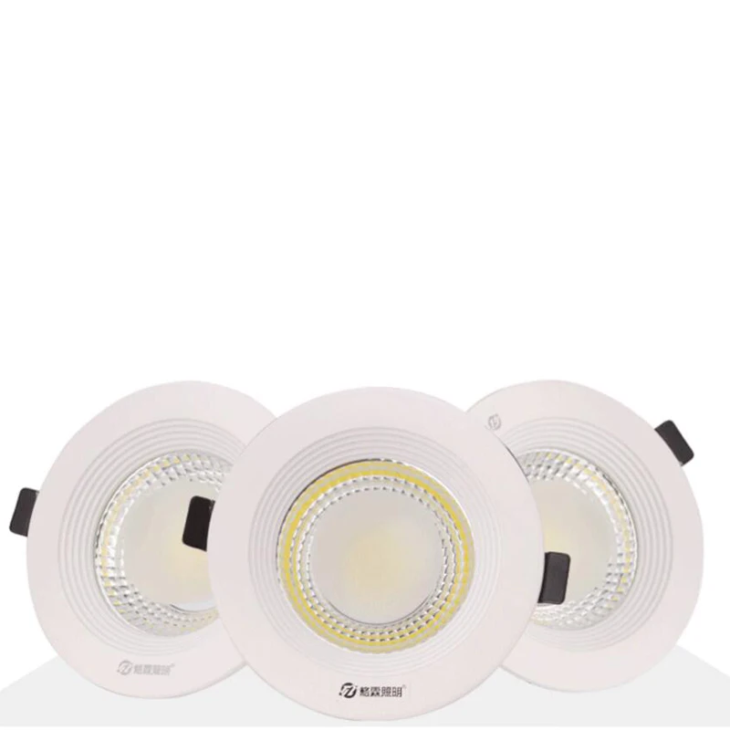 

LEDACE High quality ultra brightness COB led downlight ip65 round chandelier dimmable 110v-240v 3/5/7/10/12/15/20/30/40/50/60W