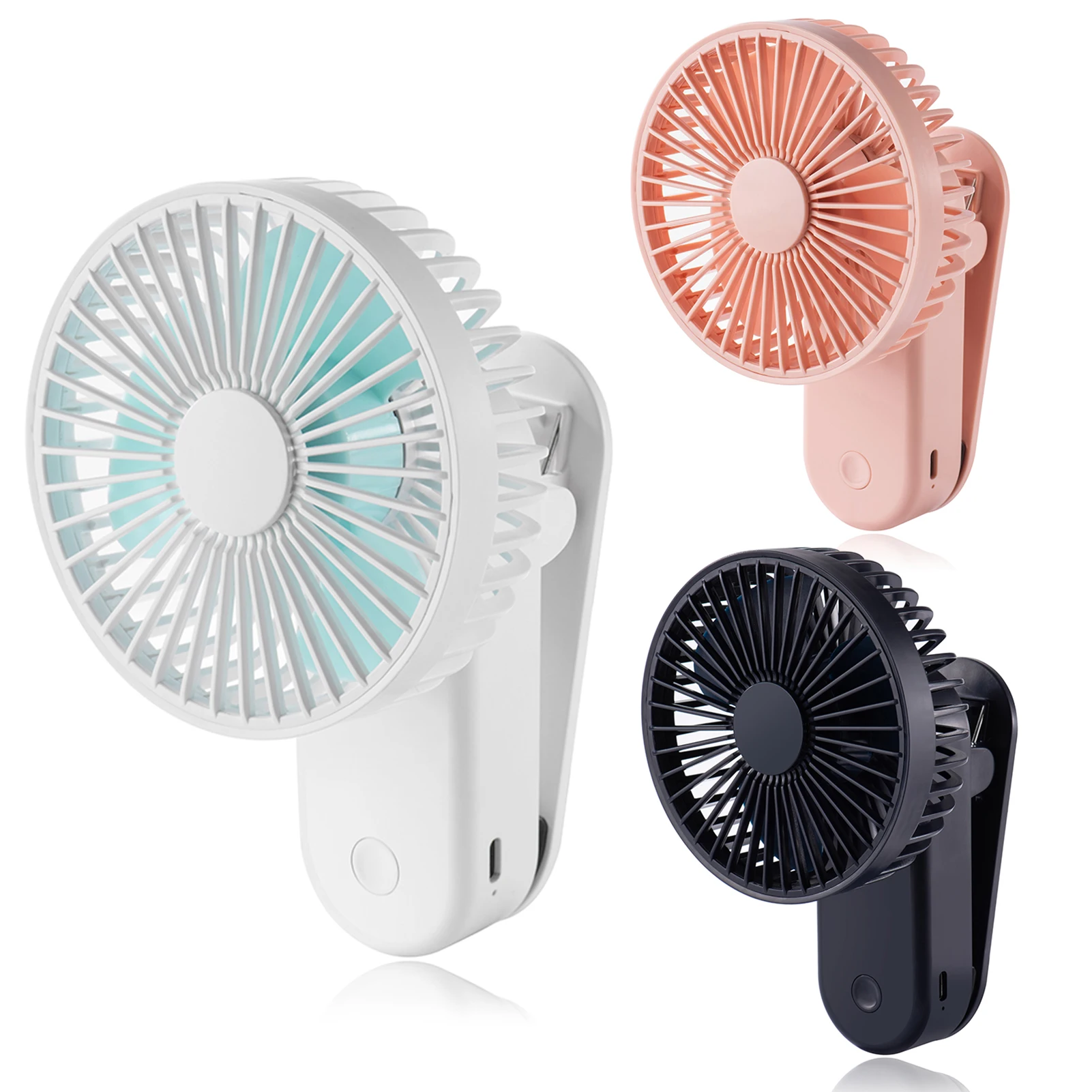 Переносной USB-вентилятор на 3 скорости 1200 мАч | Компьютеры и офис