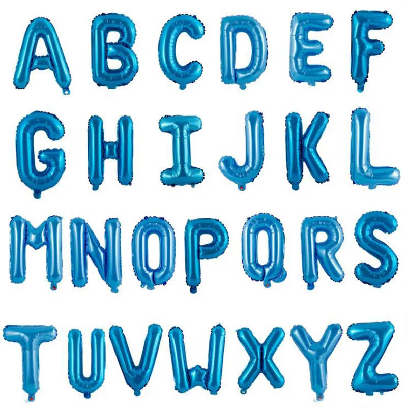 Воздушные шары на день рождения воздушные буквы альфабе фольгированные