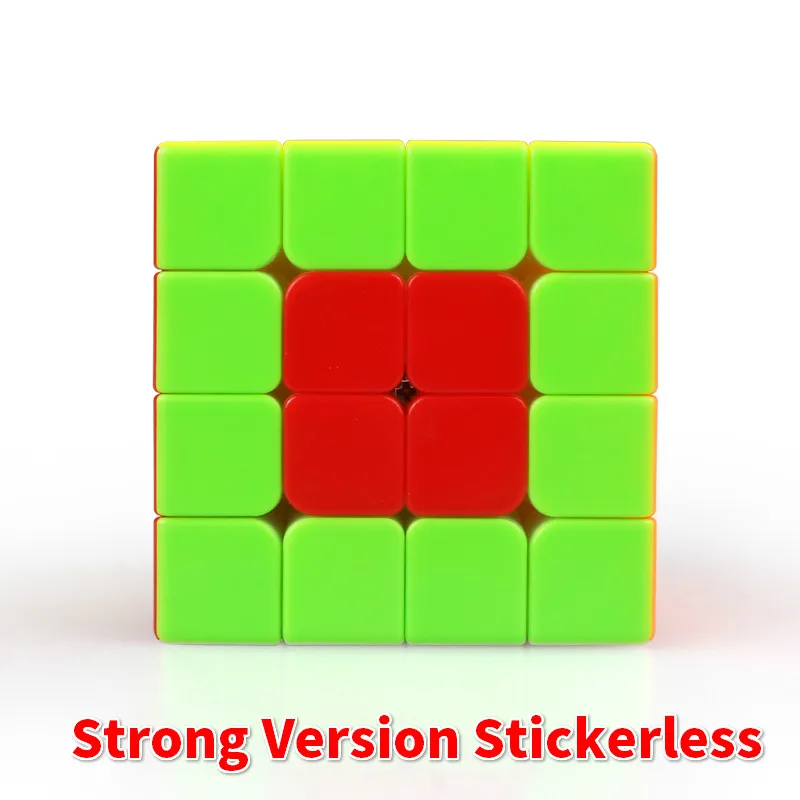 Strong Version Color Qiyi Valk4 M 4x4x4 Магнитный магический куб без наклеек скоростной куб VALK 4 M Черный Valk4M куб кубики развивающие игрушки - Цвет: Strong Version Color