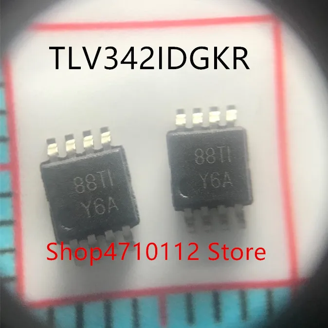 

10PCS/LOT NEW TLV342IDGKR TLV342IDGKT TLV342 MARKING Y6A MSOP8 IC