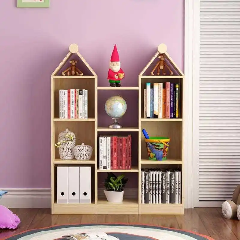 

Wall Shelf Bureau Meuble Decoracao Boekenkast Decor Kids Mueble Vintage Wood Decoration Book Furniture Retro Bookshelf Case