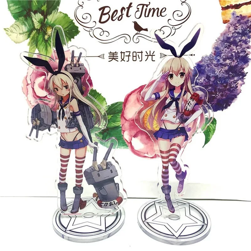 

Коллекция Kantai, искусственные игрушки, аниме фигурка, настольное украшение, двойная сторона