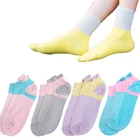 Носки женские короткие, яркие, дышащие, весна-лето, Нескользящие, 1 пара