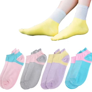 Носки женские короткие, яркие, дышащие, весна-лето, Нескользящие, 1 пара