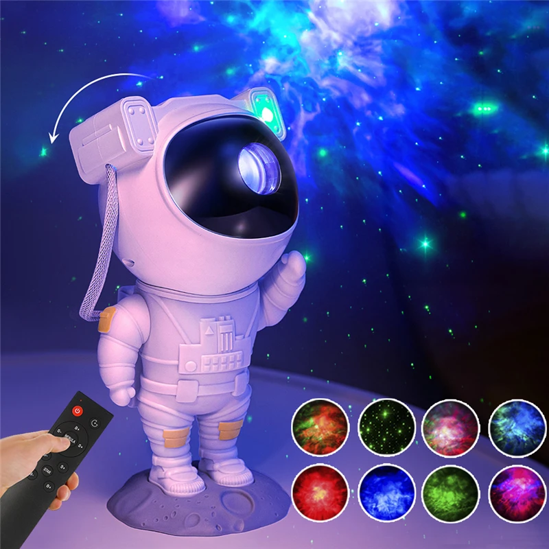 New Galaxy Starry Sky Projector Lamp Atmosphere lamp For Party Bar Home Bedroom Decoration Astronaut Decorative Light Best Gift