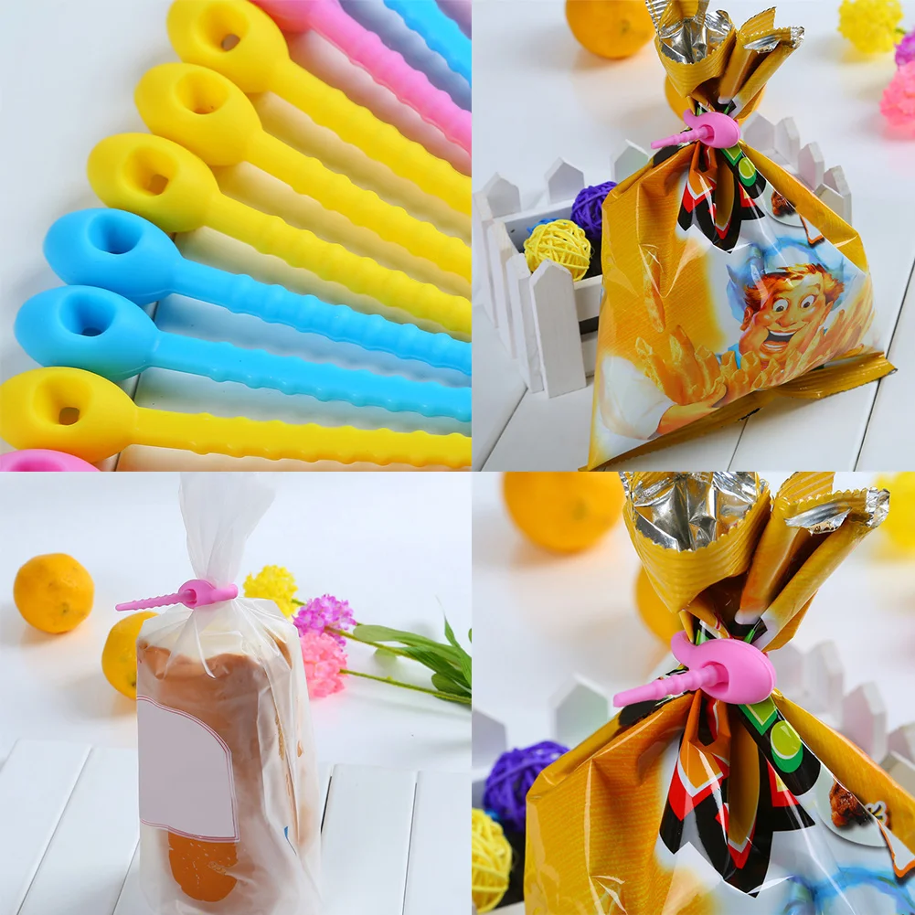 10 шт. Кухня Еда силиконовый чехол для хранения луч закуски уплотнительное свежий