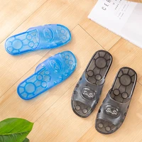bathroom slippers sauna crystal non slip home hotel breathable plastic mens and womens hollow hot spring bath sandals summer