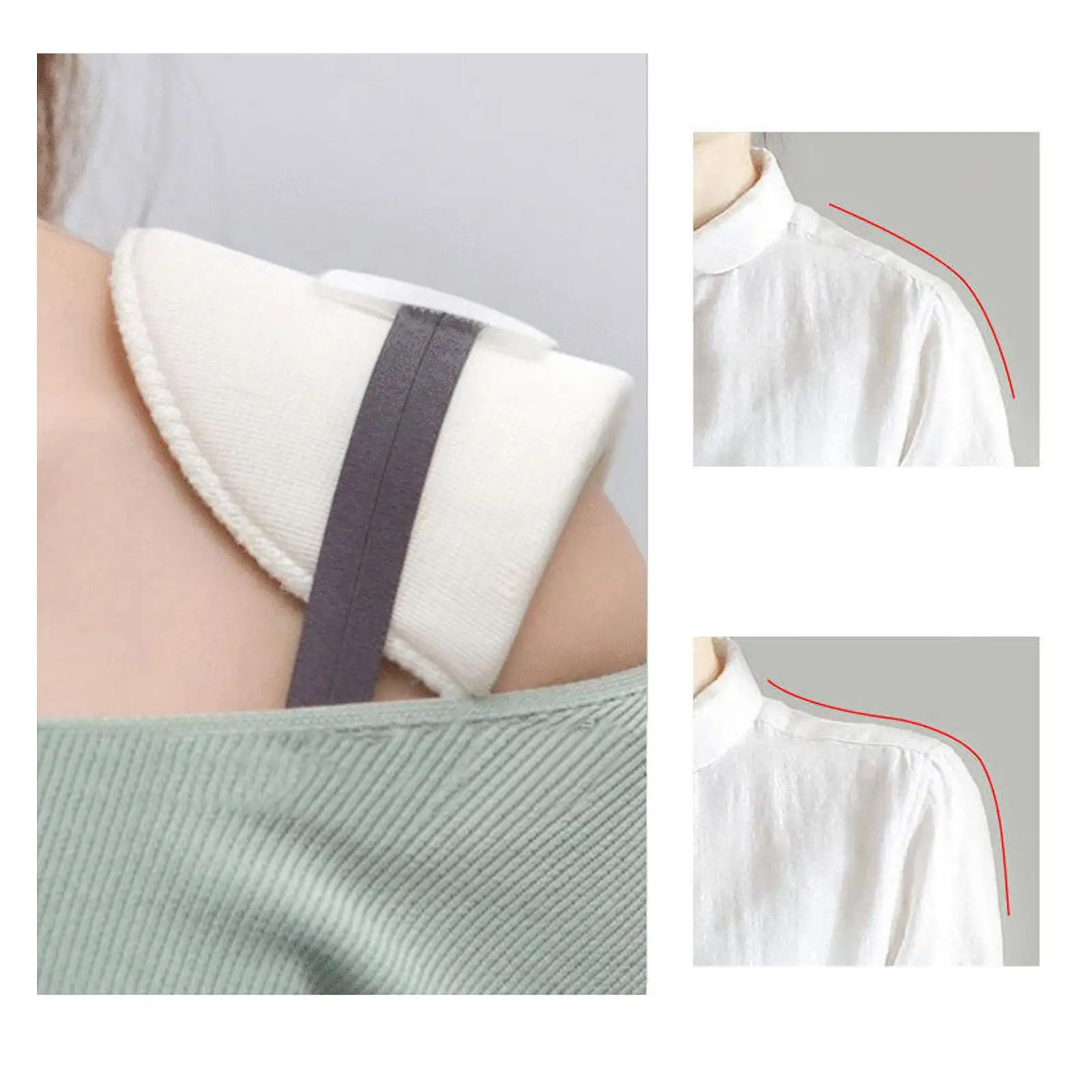 4 шт. губчатые плечевые накладки для женщин куртка футболка одежда платье | Дом и