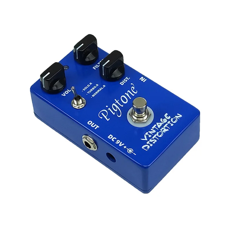 pigtone pp 06 vintage distortion gitarre effekt pedal akustische elektrische gitarre zubehör effekte pedale echte bypass free global shipping