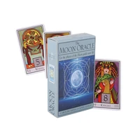 2021new tarot divination card table game toy prediction astrology color printing altar cloth werewolf magic