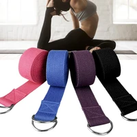 80 hot sale yoga stretch strap training belt waist leg fitness girl exercise sports gym tool yoga equipment