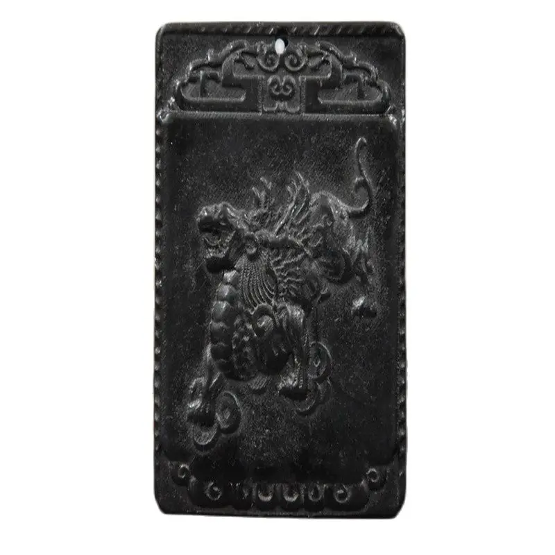 

Китайская коллекция культур красной горы, единорог из метеорита, кулон