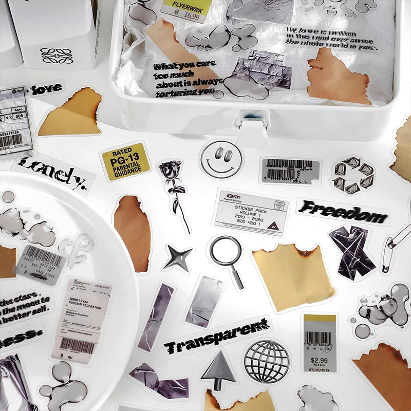 

40 шт./упаковка, декоративные Стикеры для скрапбукинга