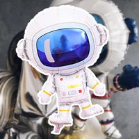 32inch 20pcs spaceman gold sliver digital balloons birthday wedding party decorations foil kid boy toy baby shower globos