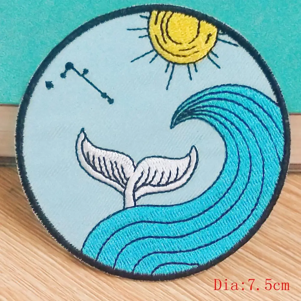 Термоклейкая нашивка сделай сам с изображением волка медведя животных патчи