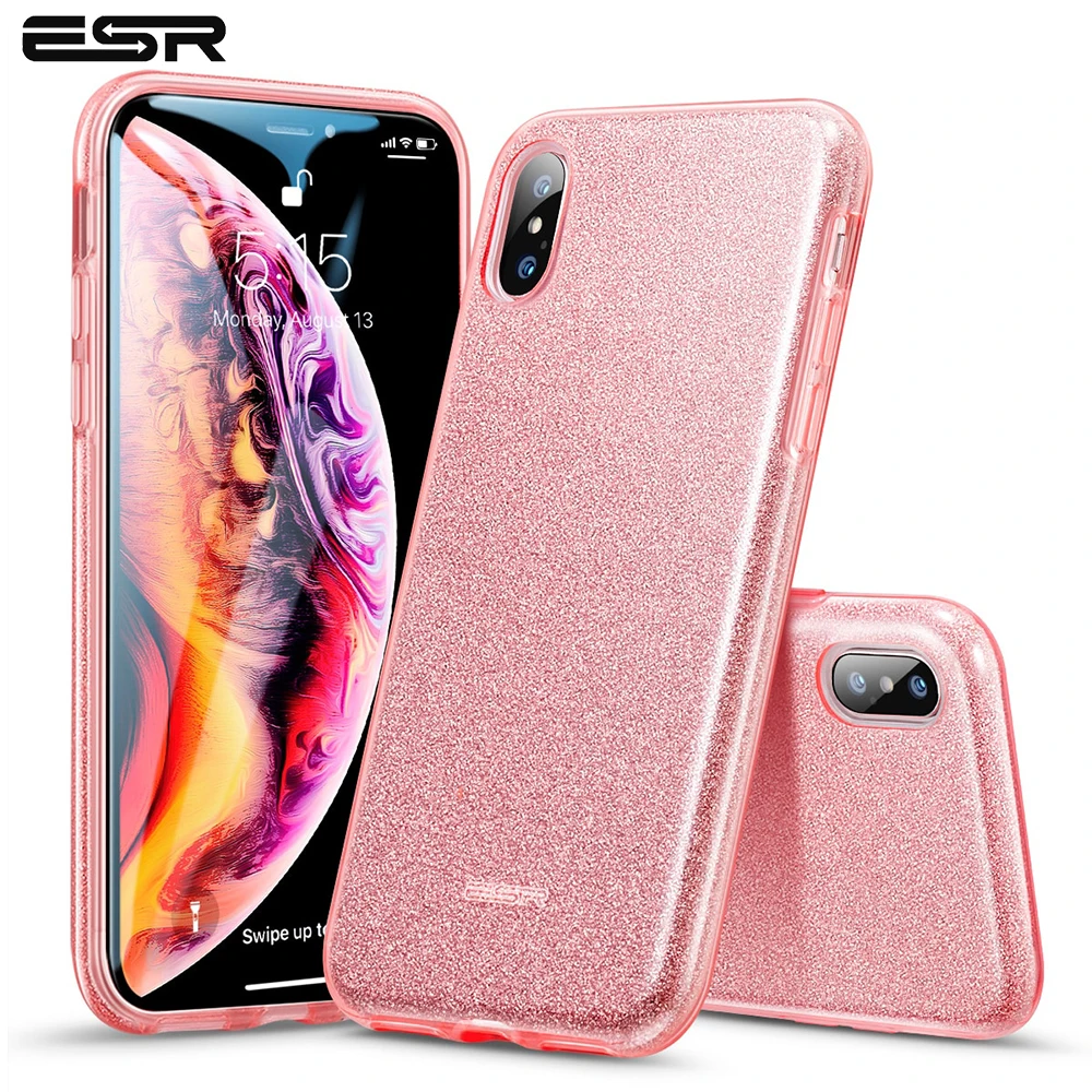 Роскошный чехол ESR для iPhone X XS XR Max блестящий защитный бампер 7 8 Plus чехлы|case for iphone|case