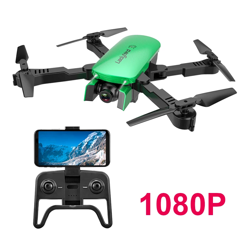 Green 1080P R8 Дрон 4K HD камера Радиоуправляемый квадрокоптер двойная камера оптический поток Hover умный Дрон Радиоуправляемый вертолет профессиональная камера VS E58 - Цвет: Green 1080P
