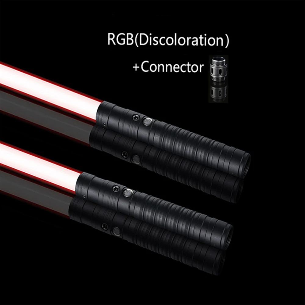 Металлический световой меч Звездные войны RGB 2-в-1 цветной лазерный меняющий свет