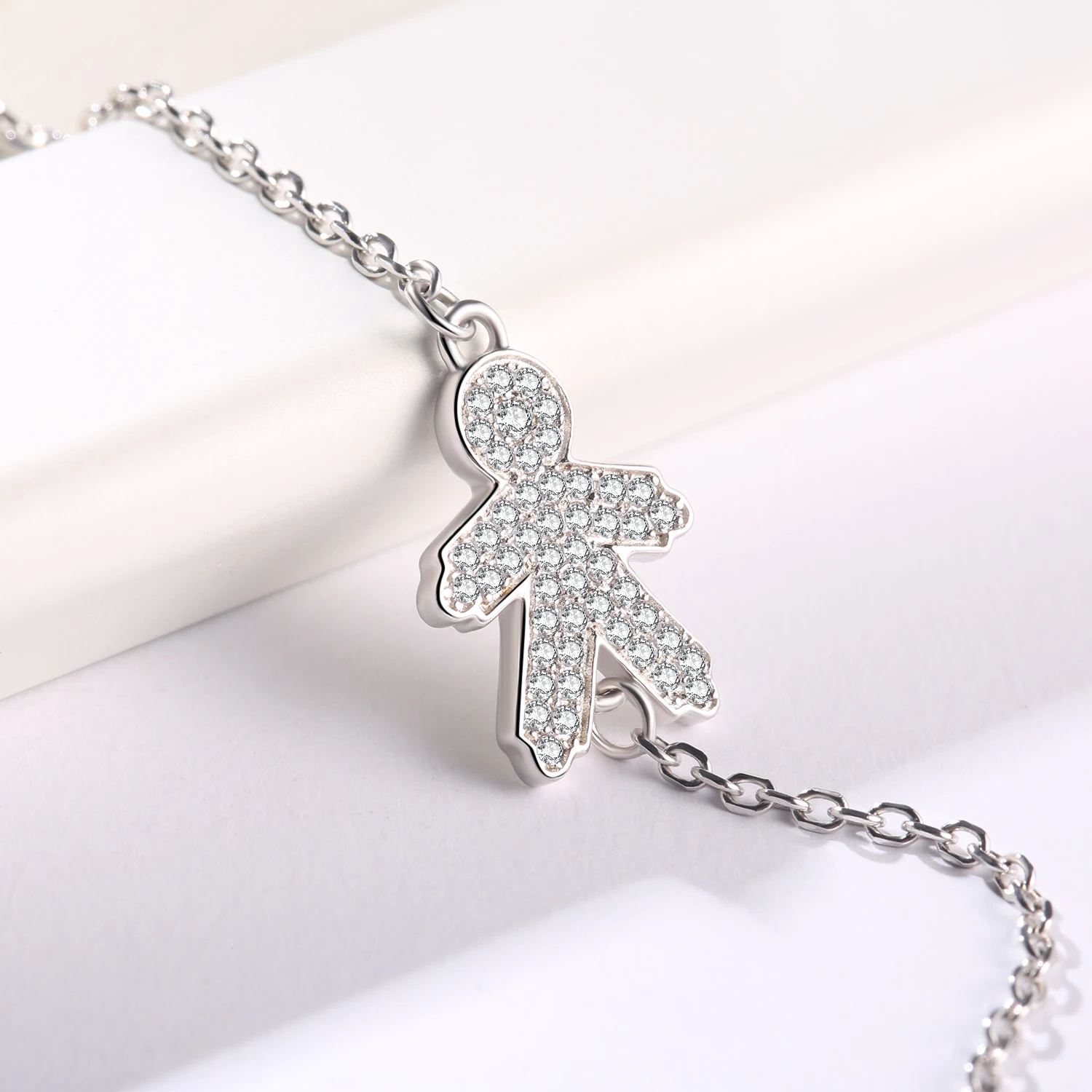 SEOMI Аутентичные 925 стерлингового серебра Популярные Регулируемый мальчик и