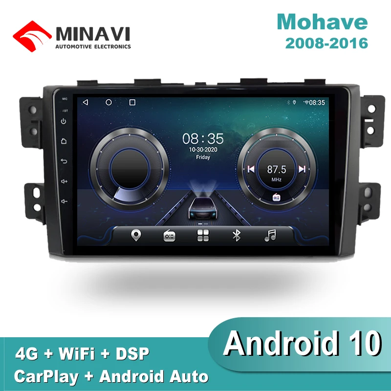 Мультимедийная магнитола KIA Borrego Mohave мультимедийная стерео система на Android 10 с 9