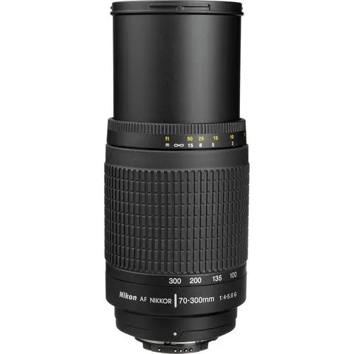 Используется объектив Nikon AF Nikkor 70-300 мм f/4-5,6G 1:4-5,6G D-type(без VR/только ручная фокусировка