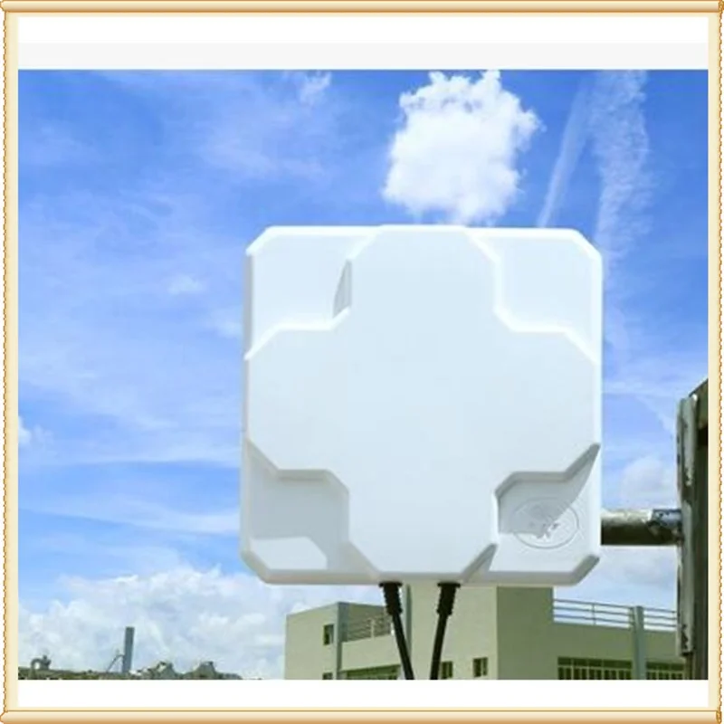 LTE dual polarization panel antenna 4G LTE antenna 3G 4G external antennna outdoor antenna with 10m cable Double N male  conn