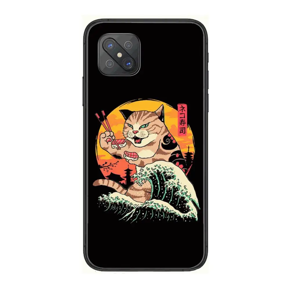 

Ghost face samurai puls mobile phone case frosted protective cover soft TPU anti-drop Fashion Phone Case cover For OPPO A91 9 83