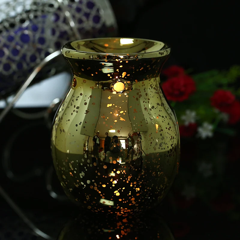 Древесный уголь благовония порошок горелка латунь ретро золотой мини подсвечник