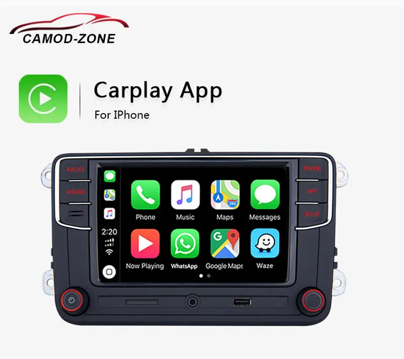 Android Авто Noname RCD330 Plus RCD330G Carplay Автомагнитола MIB 6RD 035 187B для VW Golf 5 6 Jetta MK5 MK6 CC Tiguan Passat Polo