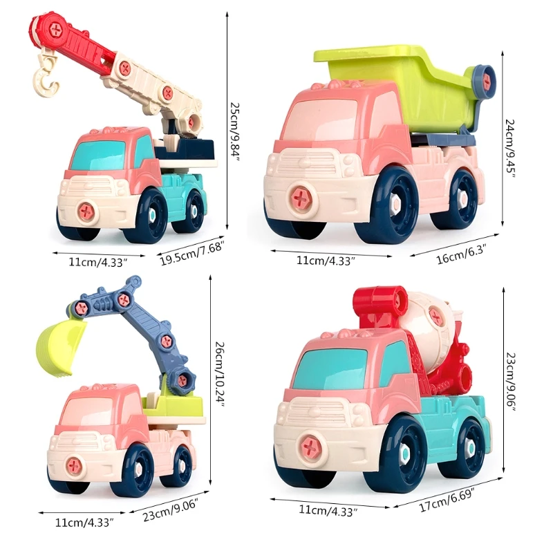 

Engineering Toys Play for Boys Early Education Excavator Digger Vehicle Car Kids Toy Gift Durable Birthday Gift